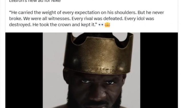 名记吐槽詹姆斯“永恒的国王”广告：这次是真真正正的让人厌恶！